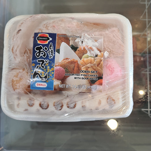 J Basket oden set fish cake w soup base