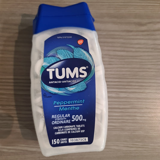 TUMS Antacid peppermint 150