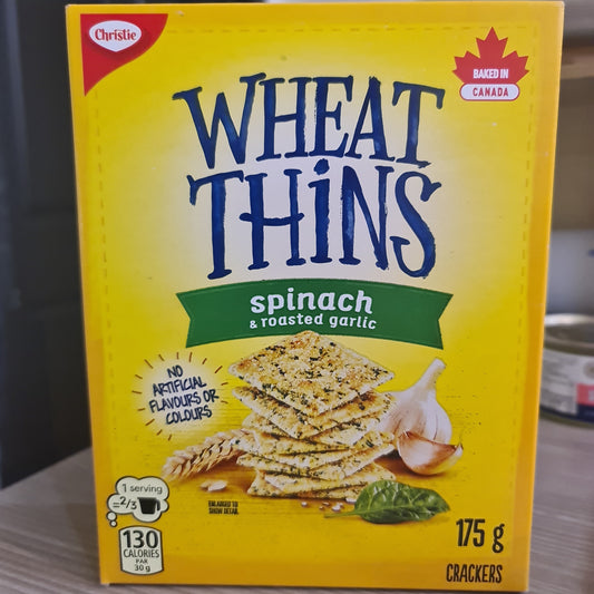 Christie wheat thins spinach 175g