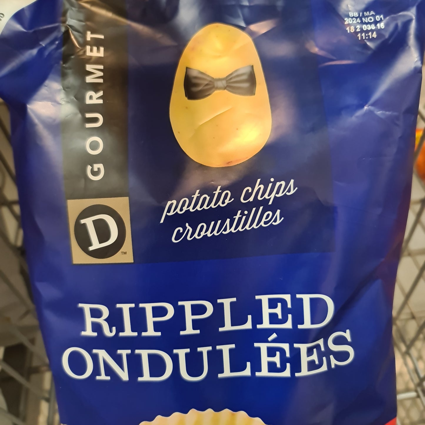 Gourmet potato chip rippled sans gluten free 265g