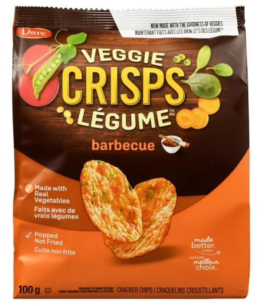 Dare Veggie Crisps BBQ 100g