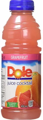 Dole juice cocktail bottle 450ml