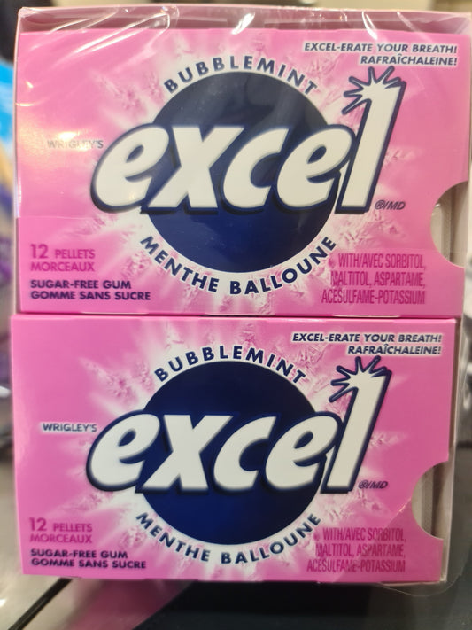 Excel bubblemint (12/box)