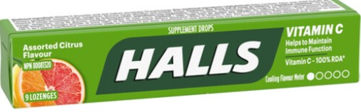 HALLS lozenge Vit C 9pcs