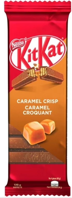 Kitkat Caramel Crisp choco bar 120g