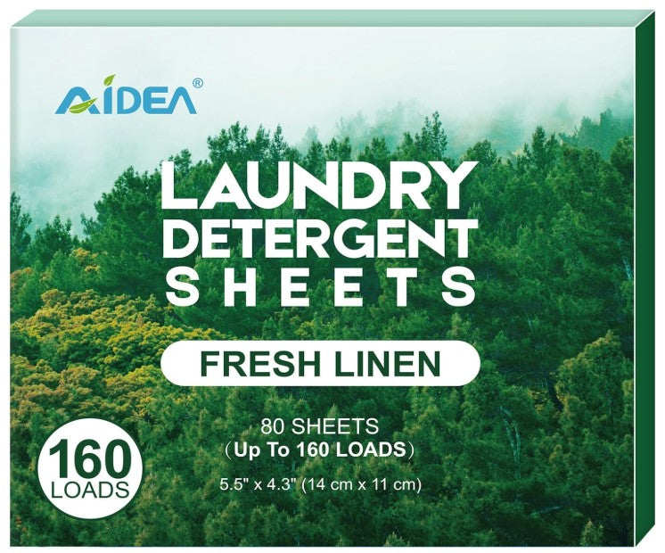 Laundry detergent sheet 80 sheets