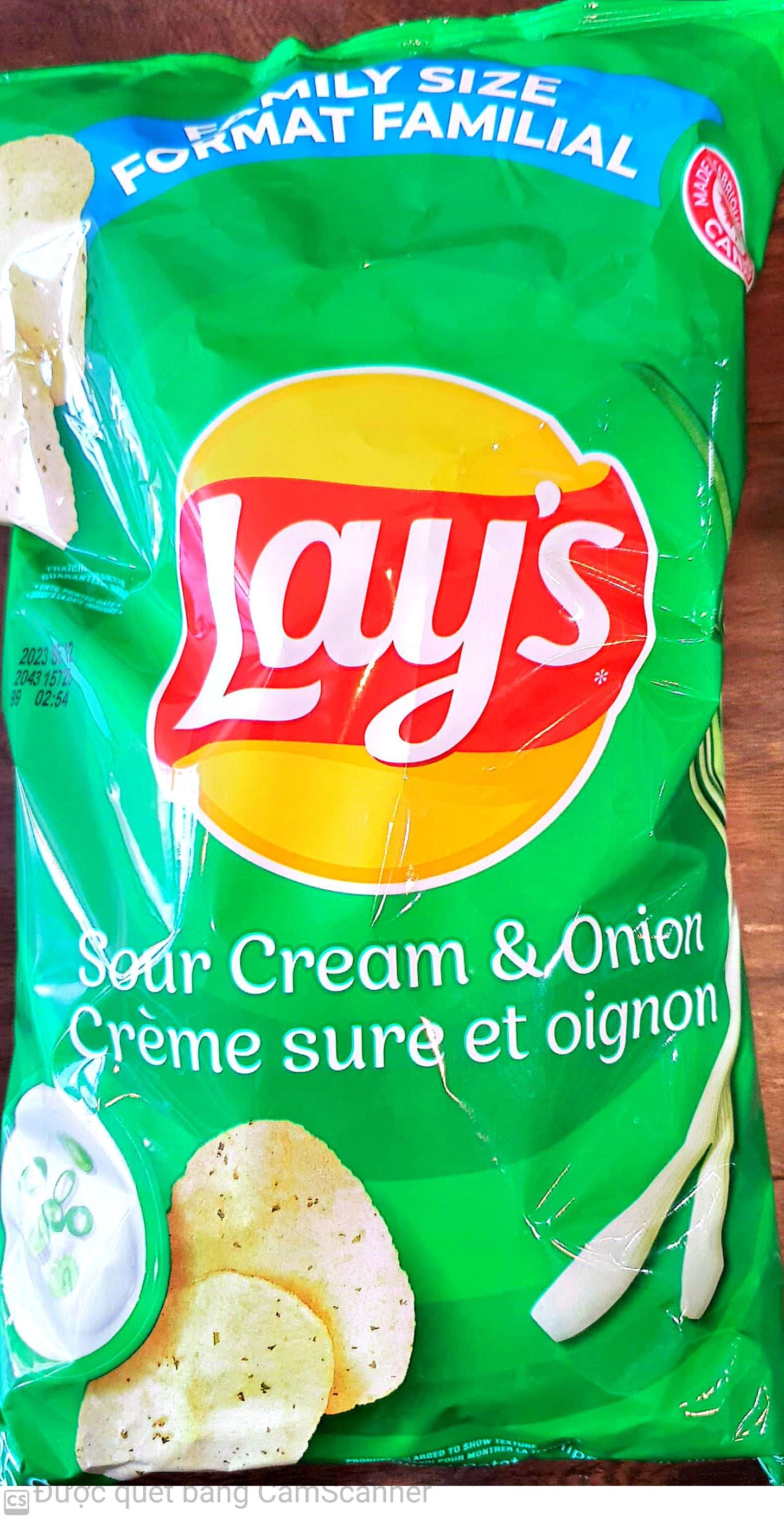 Lays Sour cream & onion 235g