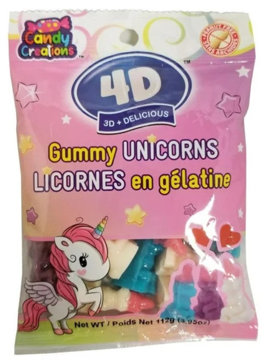 Gummy Unicorns 4D 112g