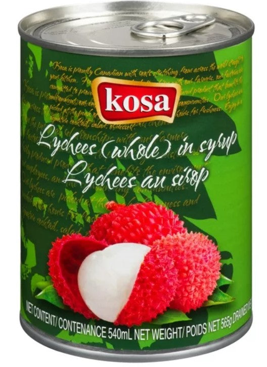kosa Lychee in syrup 540ml