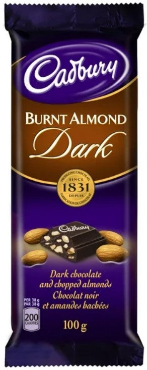 Cadbury burnt almond Dark chocolate 100g