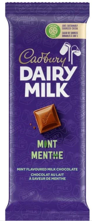 Cadbury mint chocolate 100g