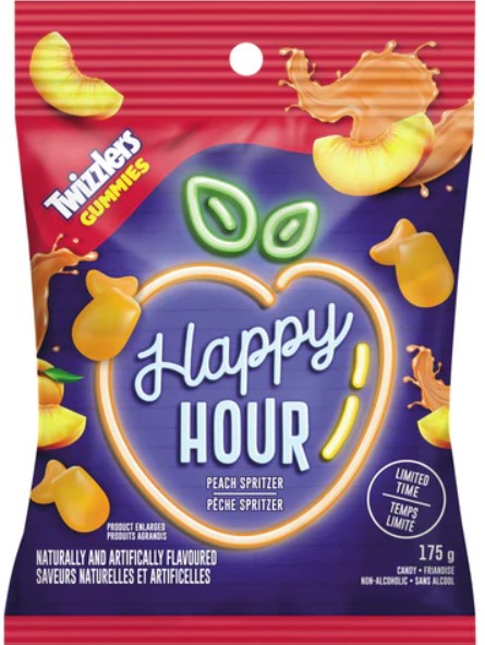 Twizzlers happy hour peach 175g