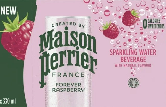 Maison perrier sparkling rasberry 330ml