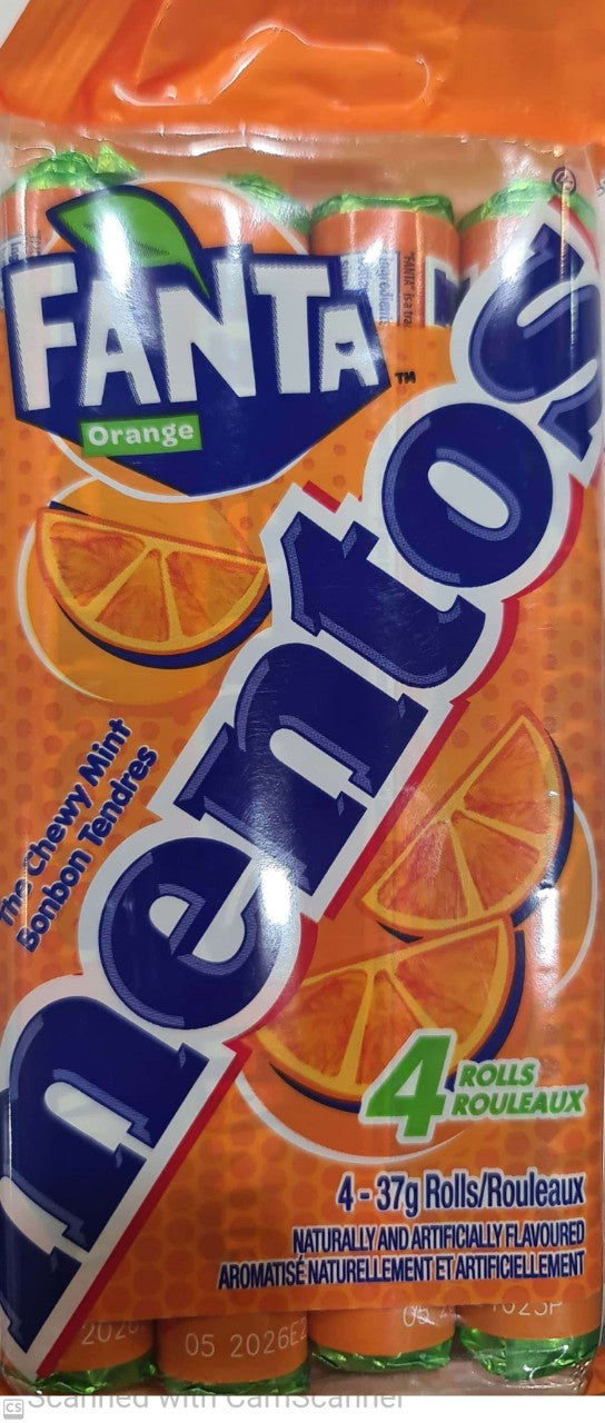Mentos fanta 4 rolls/ pack