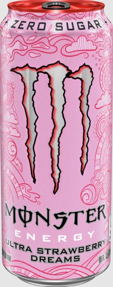 MONSTER Energy no sugar ULTRA STRAW 473ML