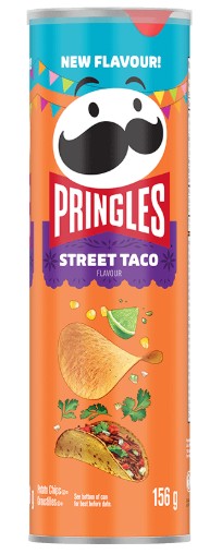 Pringles street taco can 156g
