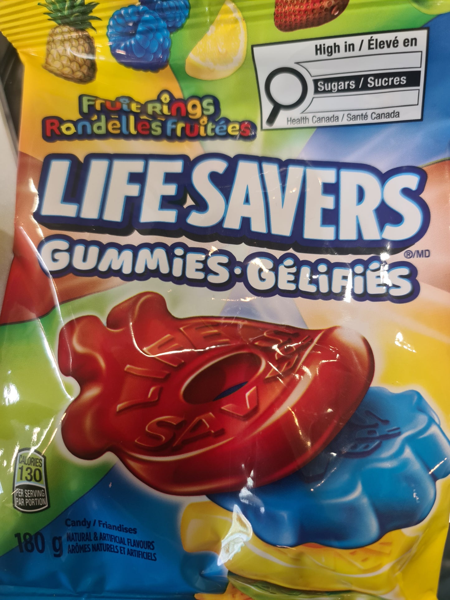 Lifesaver gummies fruit bag 180g