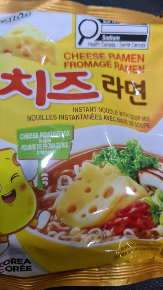 Paldo instant noodle cheese ramen 111g
