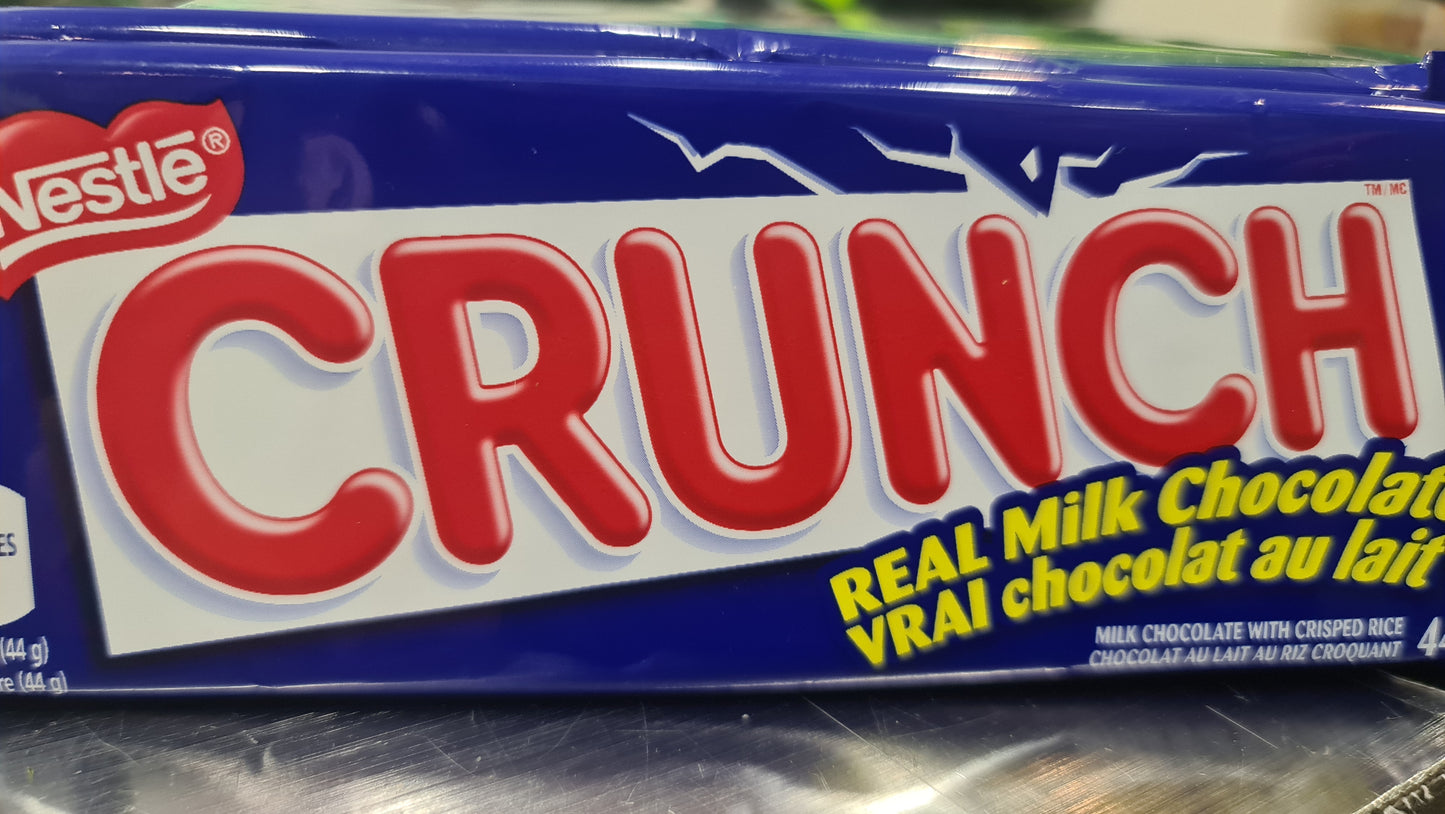 Crunch real milk choco 44g