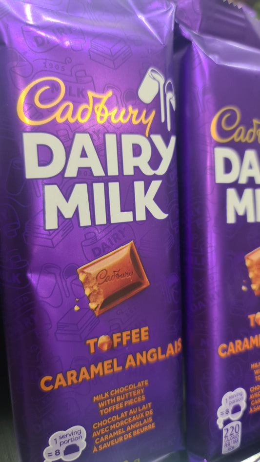 Cadbury Dairy milk toffee chocolate 90g