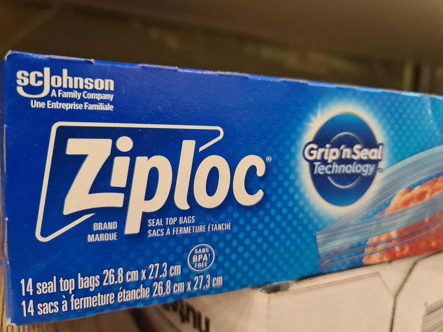 ZIPLOC ZIPPER SMALL FREEZER 14