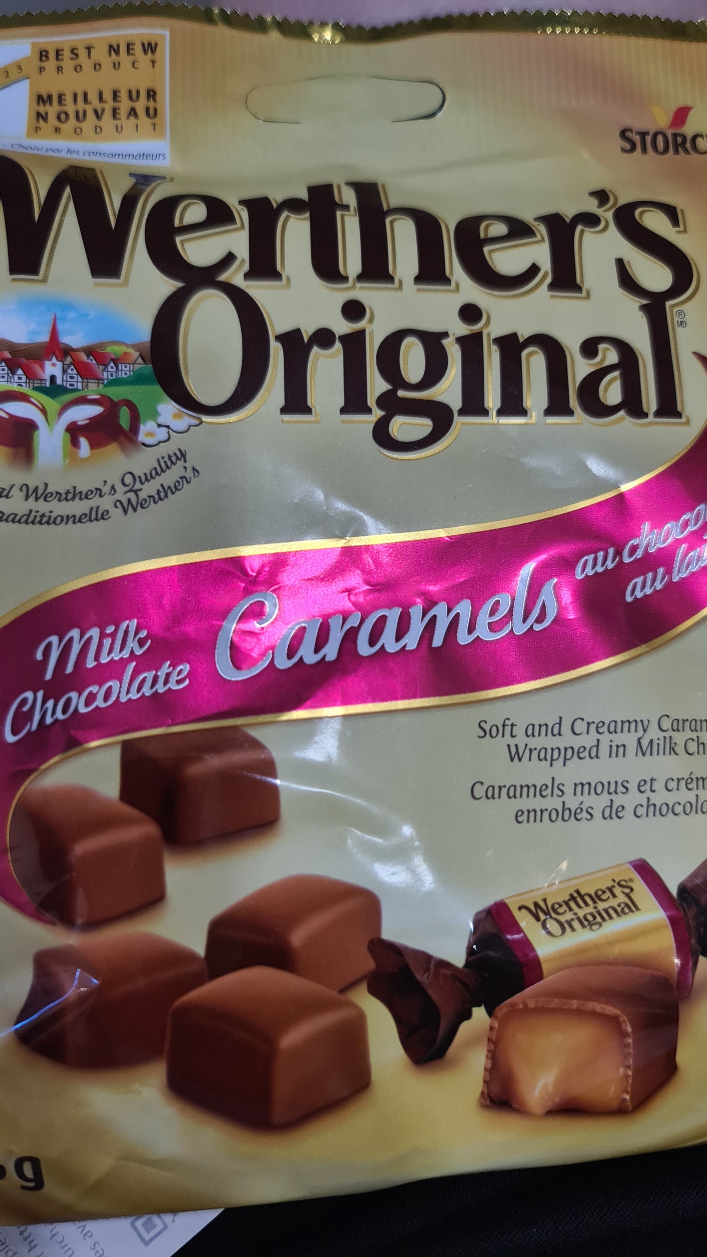 Werther's milk chocolate Caramel bag (116g)