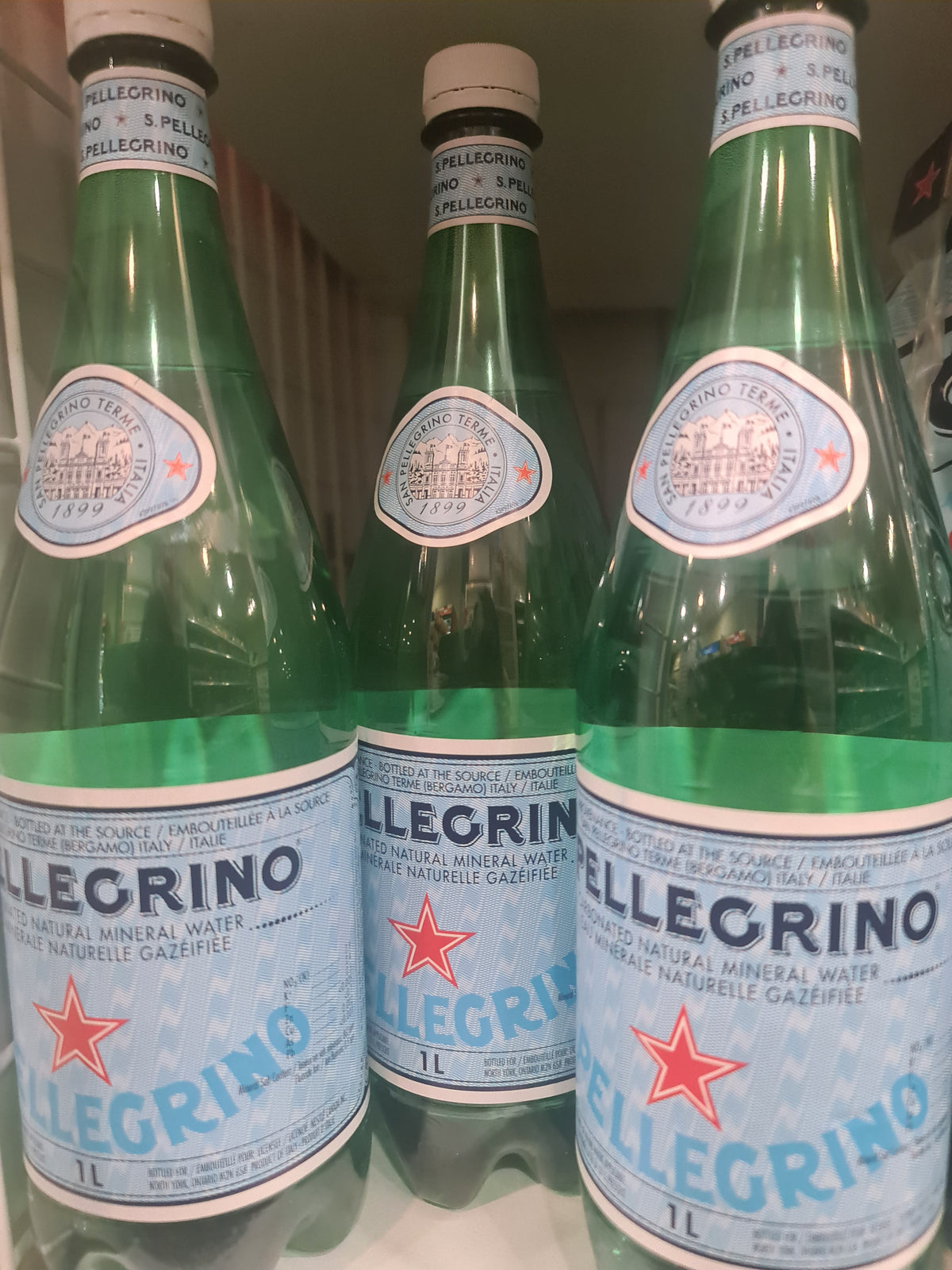 S. Pellegrino carbonated mineral water 1L