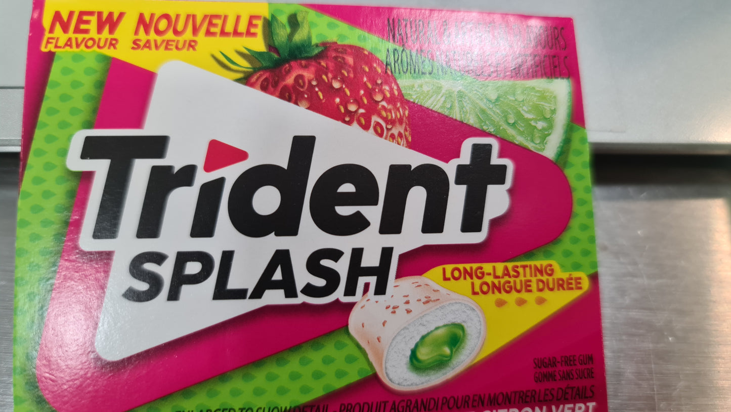 Trident splash strawberry n lime (9/box)