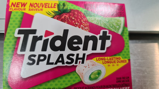 Trident splash strawberry n lime (9/box)