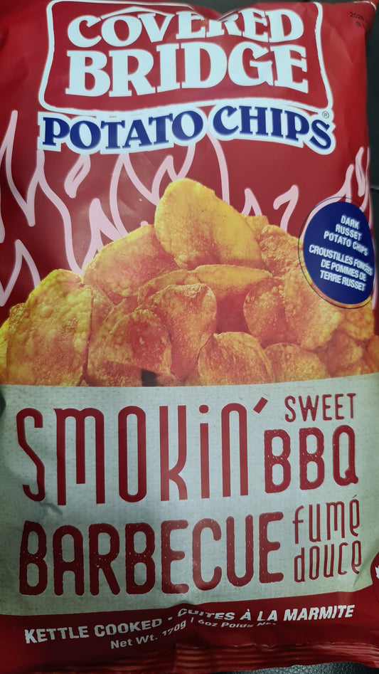 Covered bridge smoking bbq chip 170g