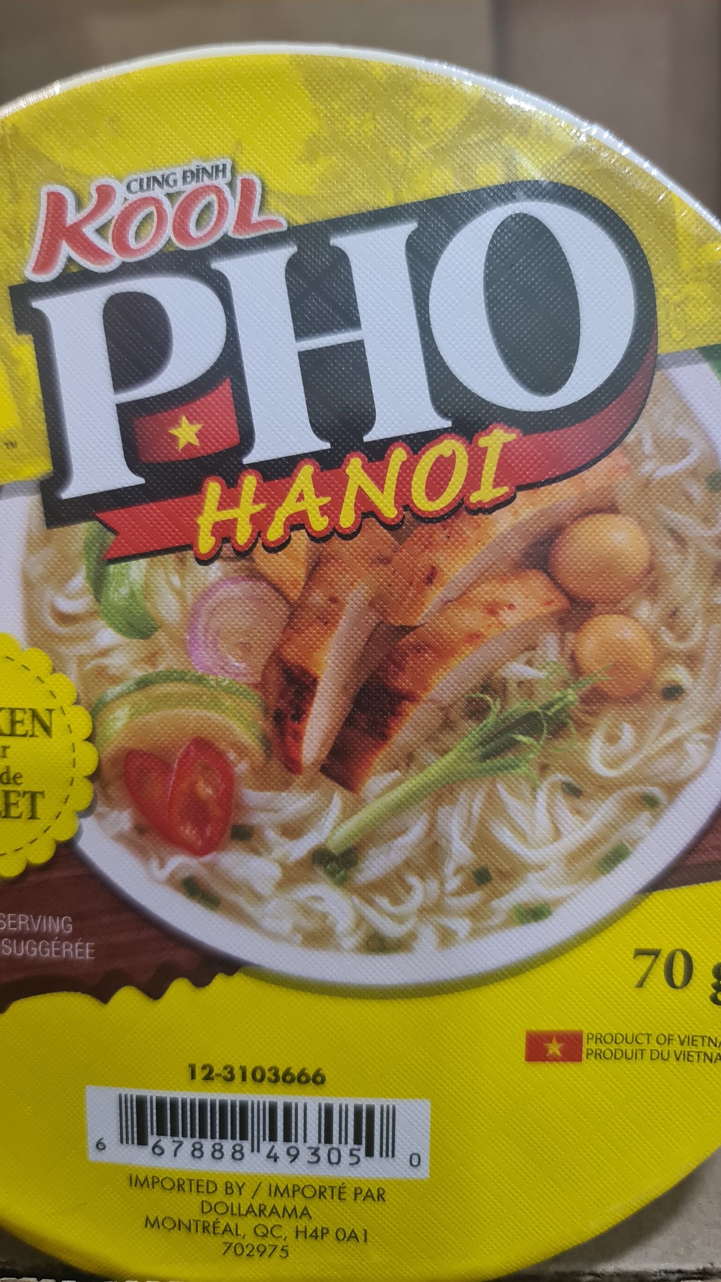 VN Pho instant chicken noodle 70g