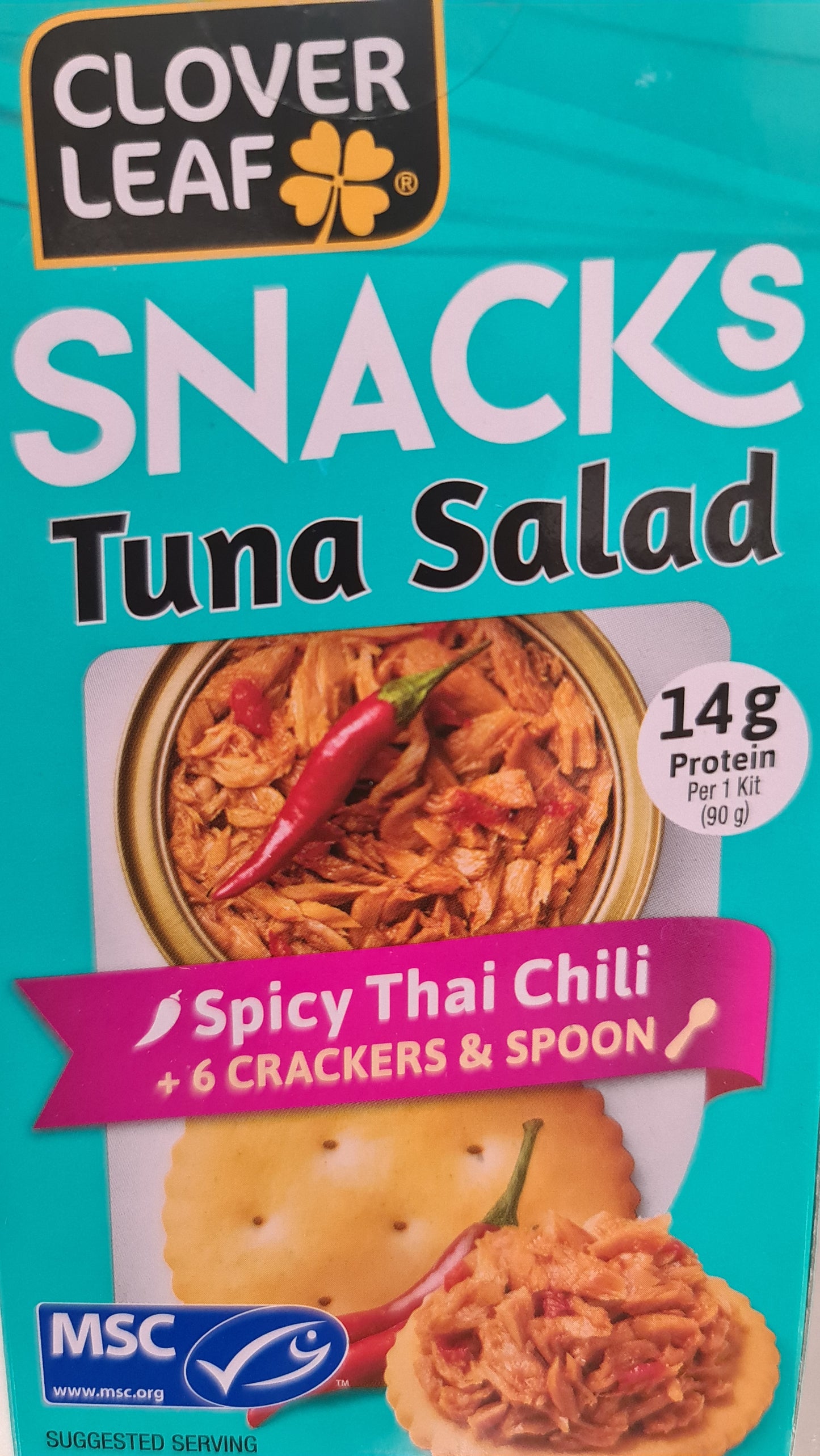 Clover leaf Snacks tuna salad spicy 90g