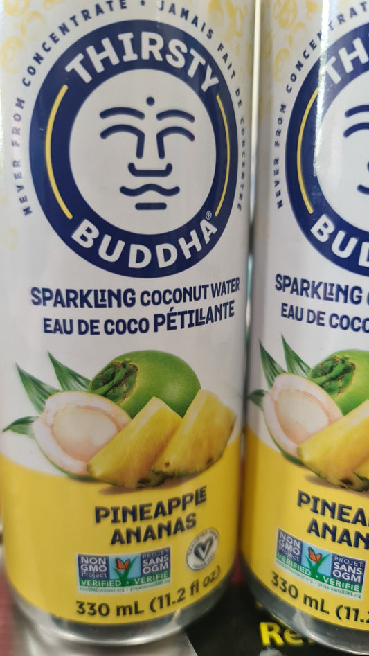 VN Thirsty sparkling coconut pineapple 330ml
