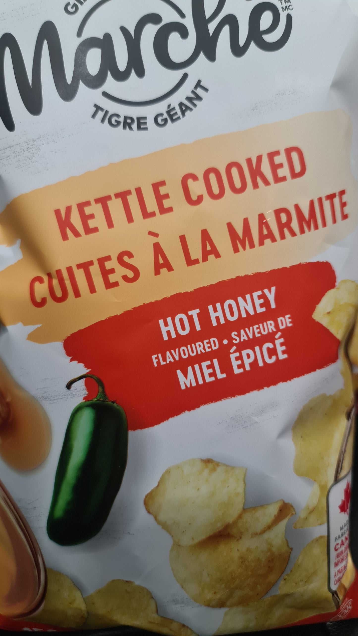 Marche kettle cooked hot honey 150g