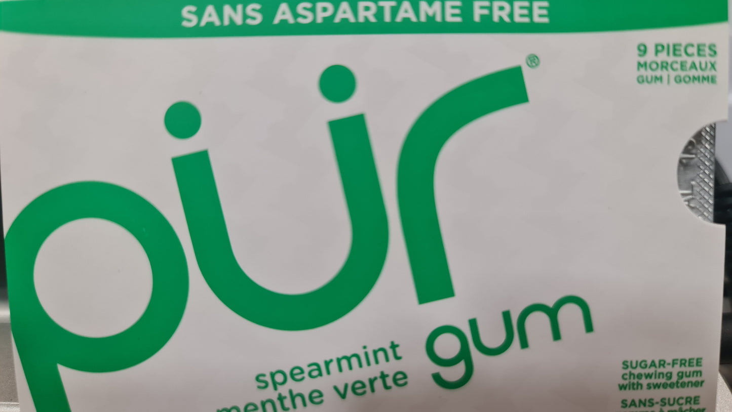 pur gum spearmint