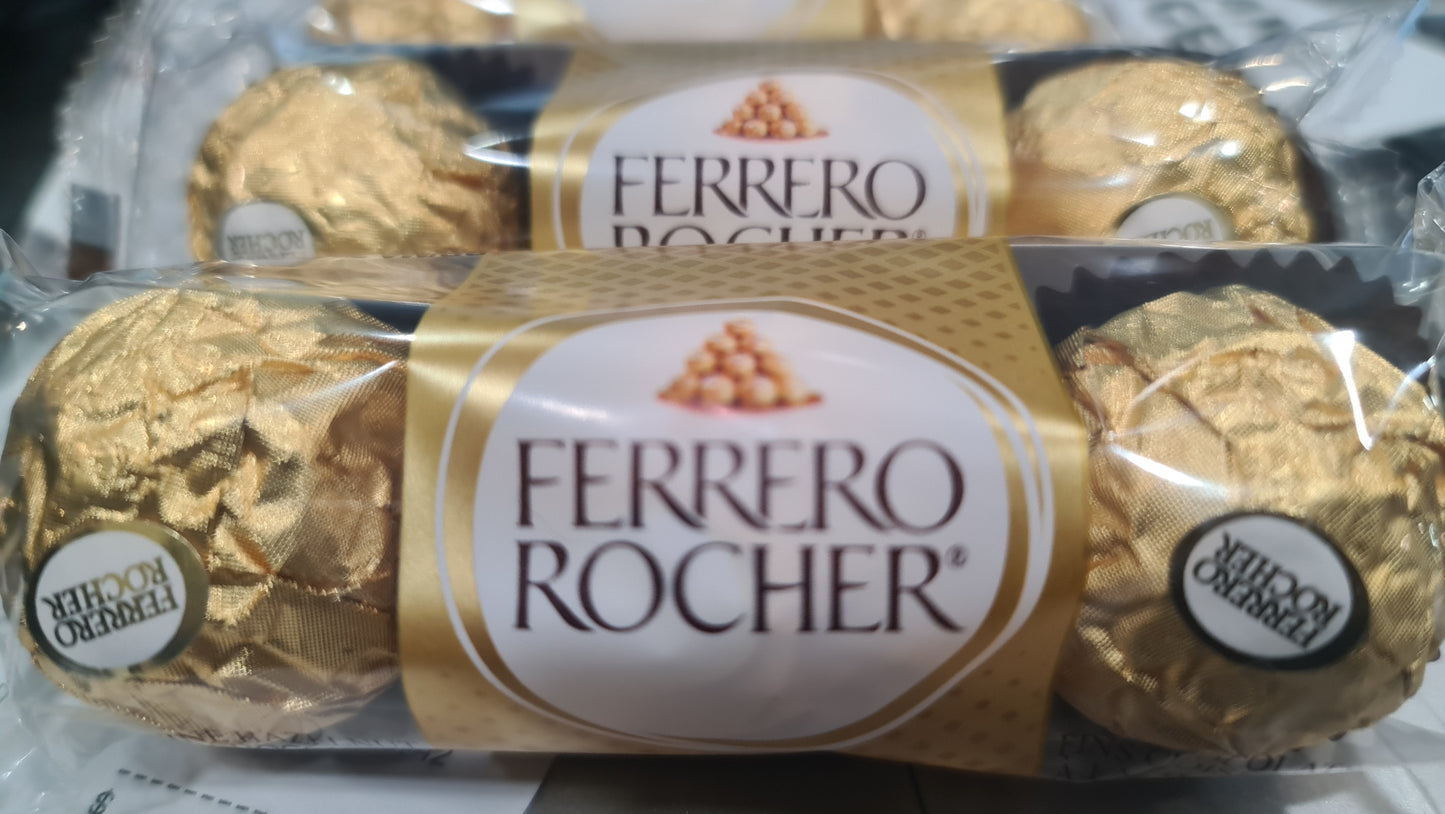 Ferrero rocher chocolate 3pcs