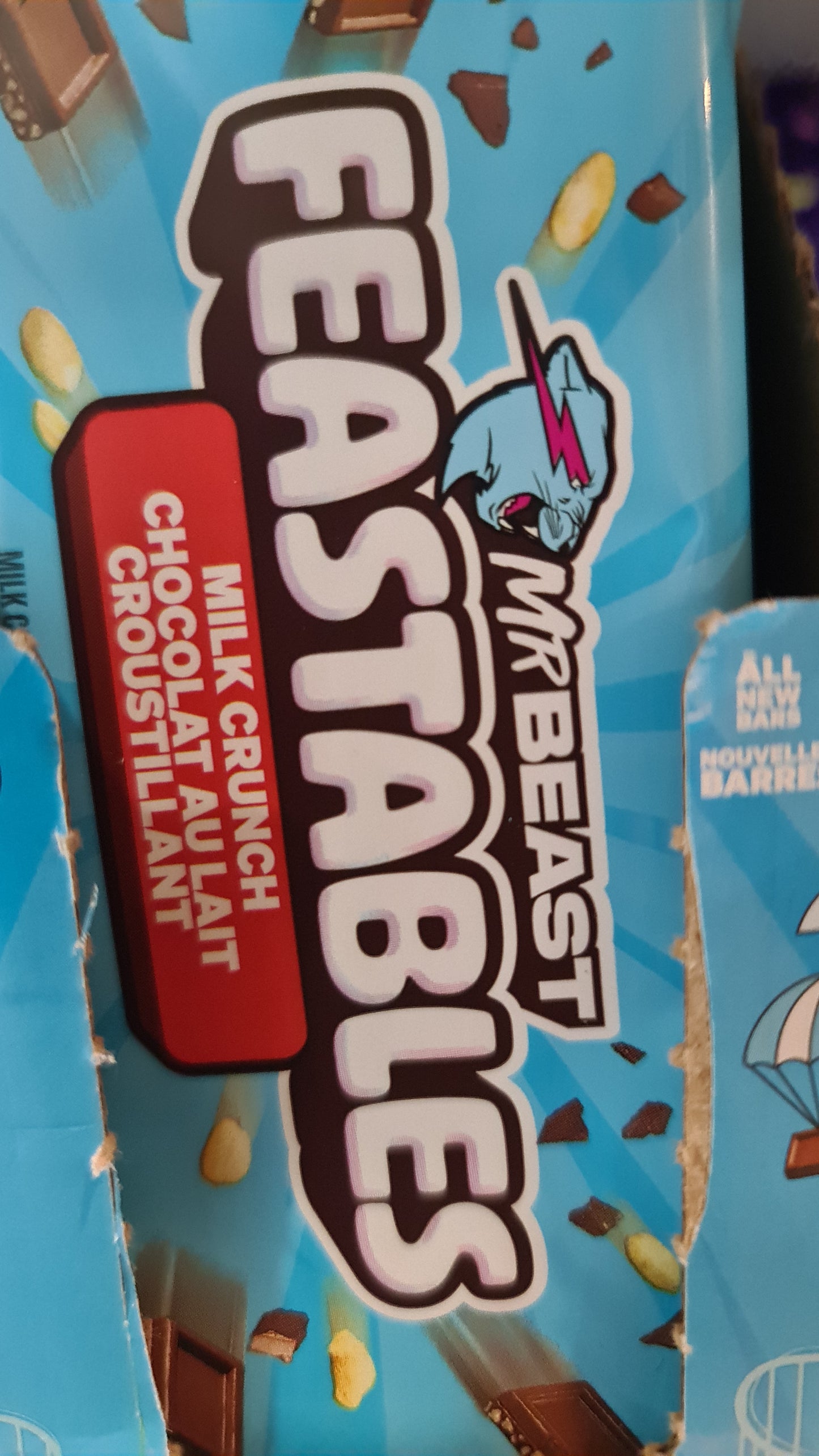 Mr Beast Feastables milk crunch 60g