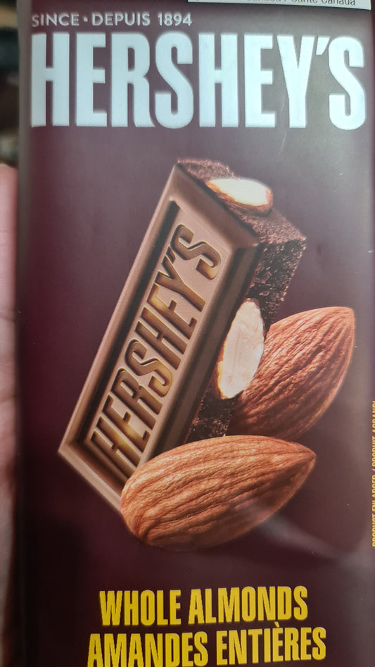 Hershey's whole almonds chocolate 100g