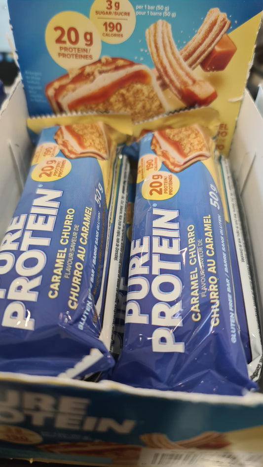 PURE PROTEIN BAR caramel gluten free 50g