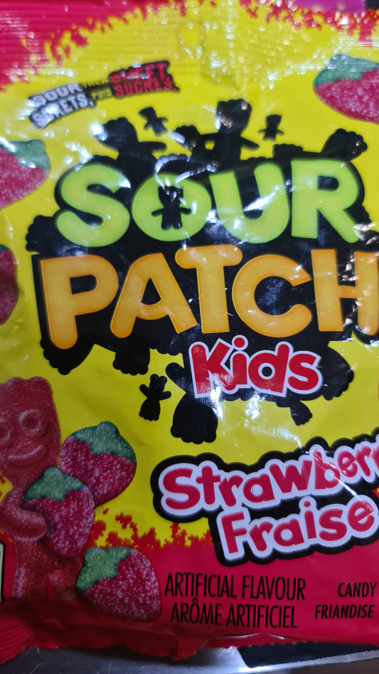 sour patch kids strawberry 154g