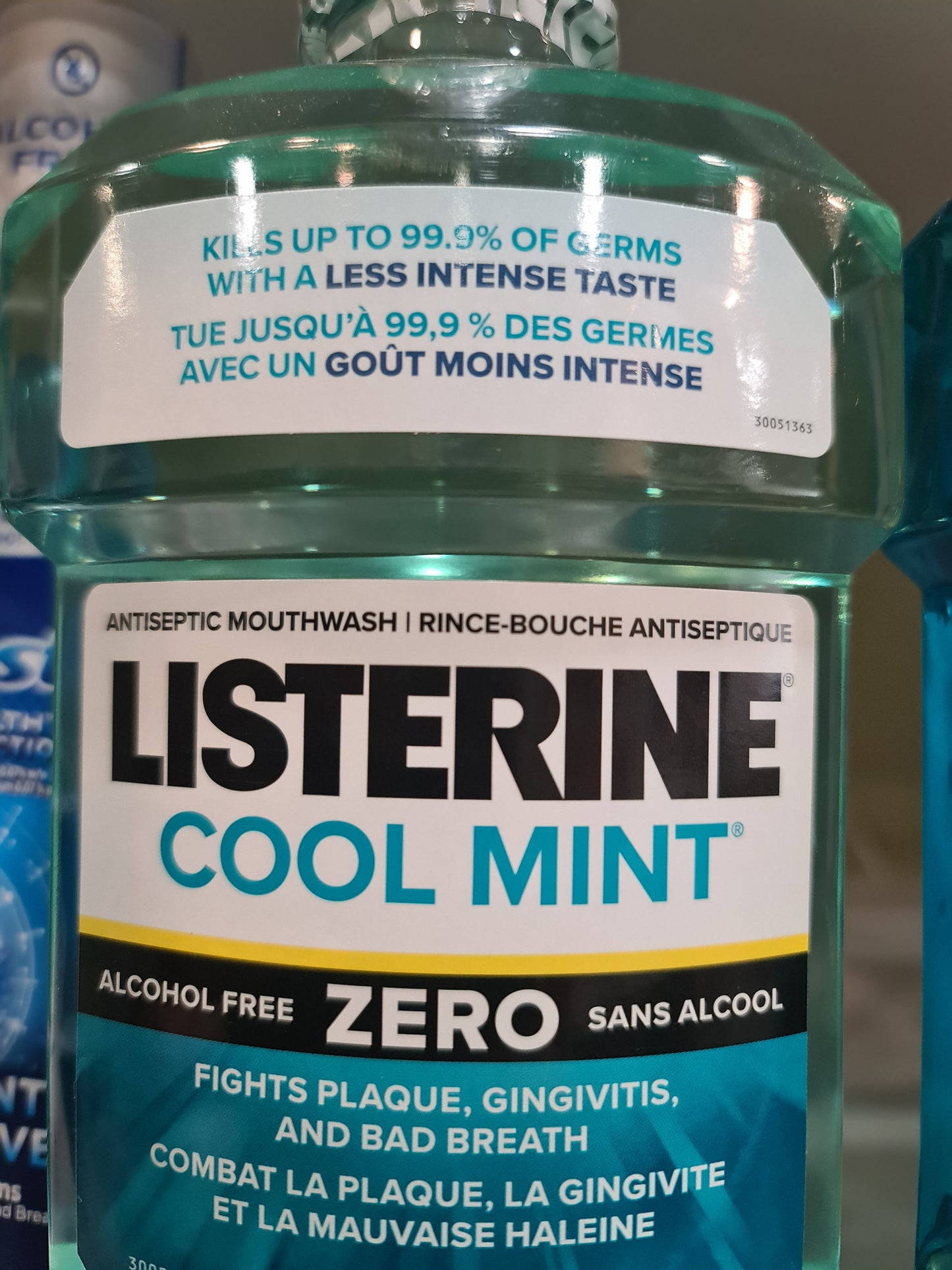 Listerine Mouthwash Cool mint zero 1L