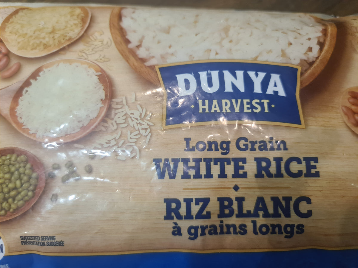 Dunya long grain white rice 2kgs