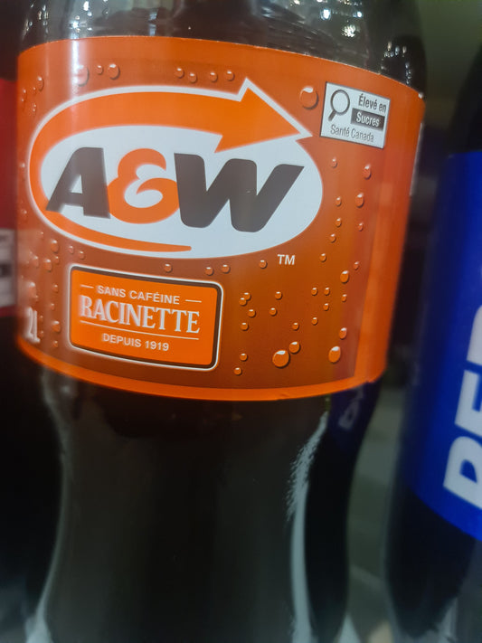 A&W root beer 2L