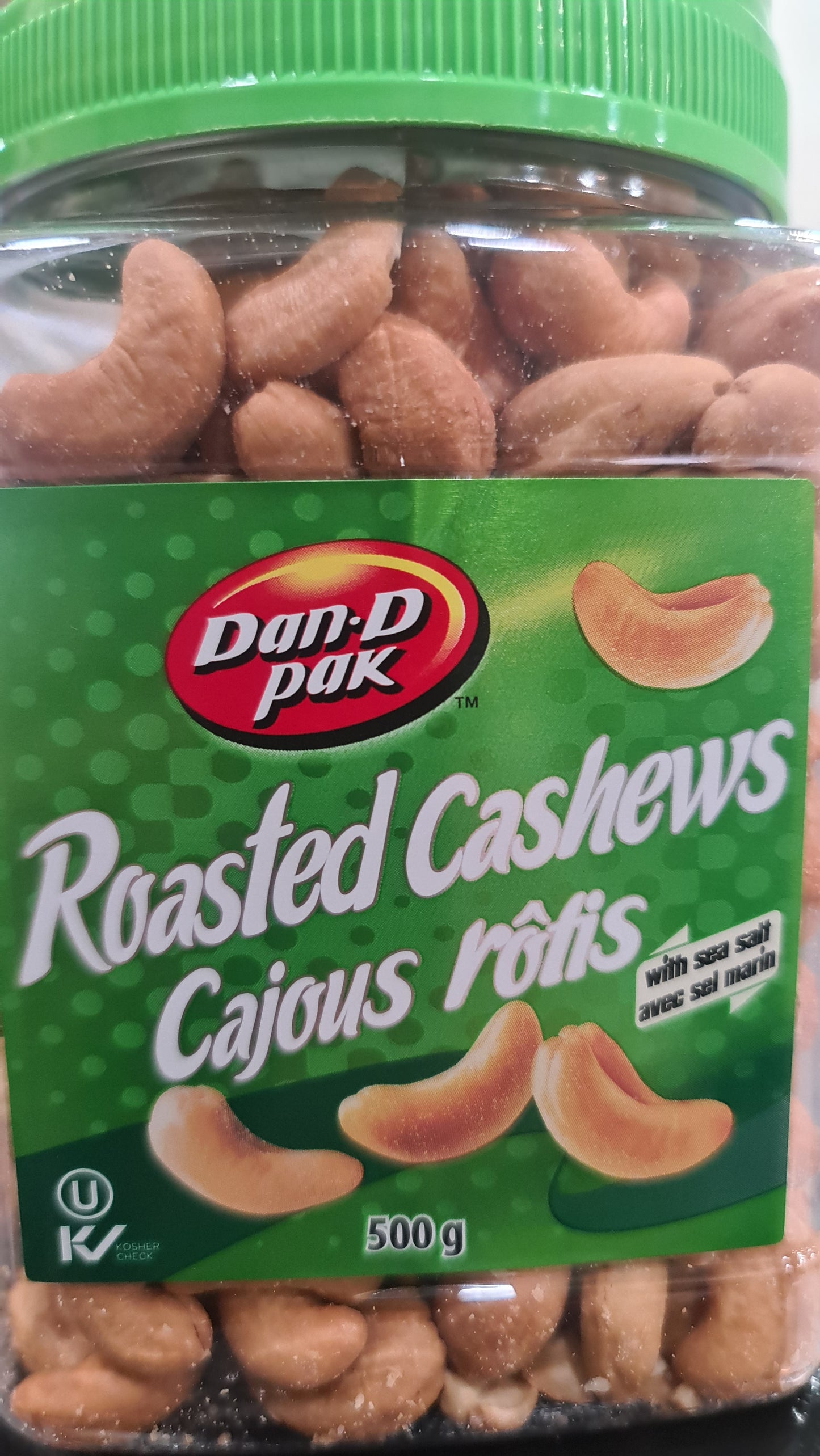 Roasted CASHEWS salted 500g