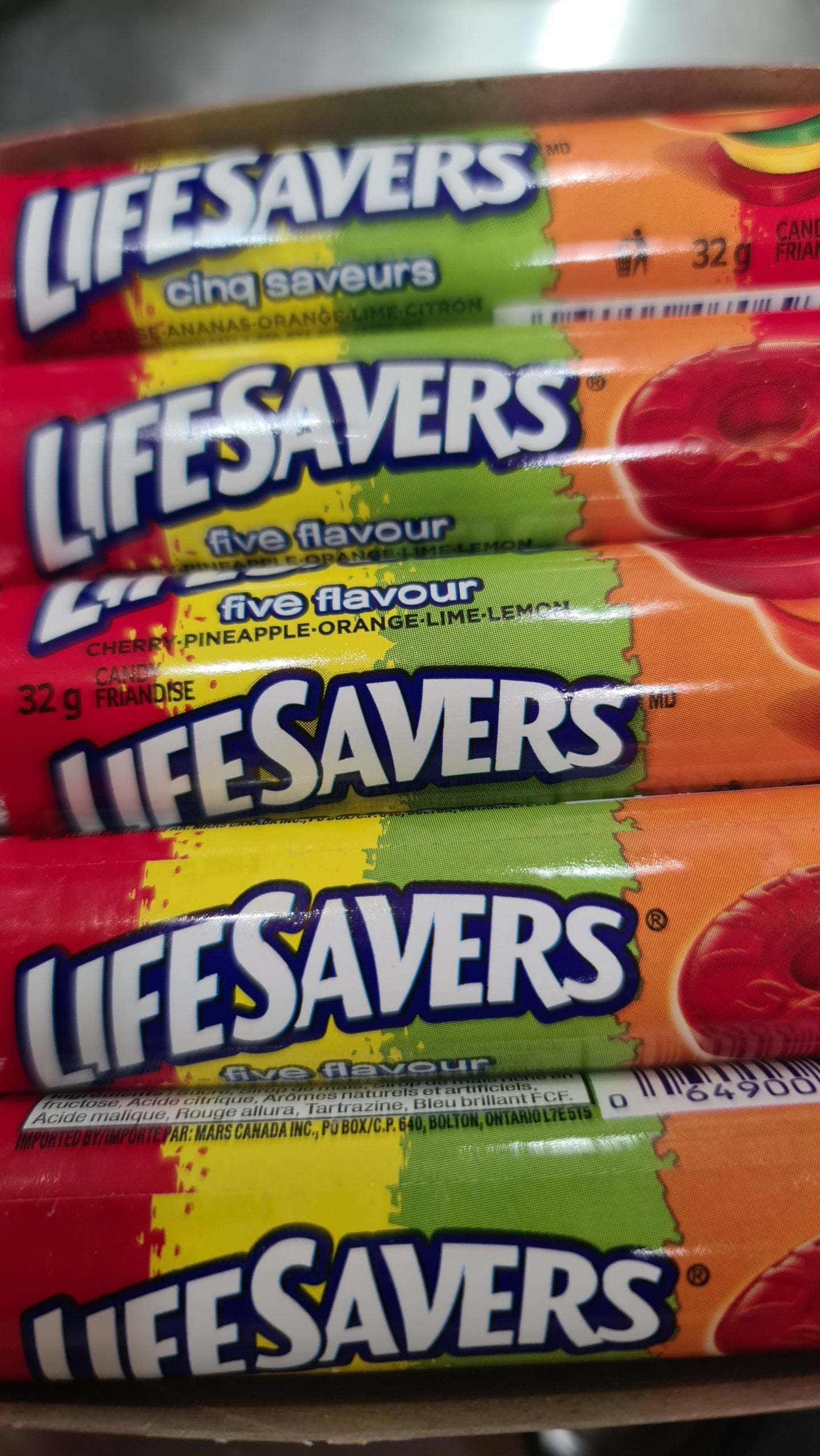 Lifesavers hard candy 5 flavors