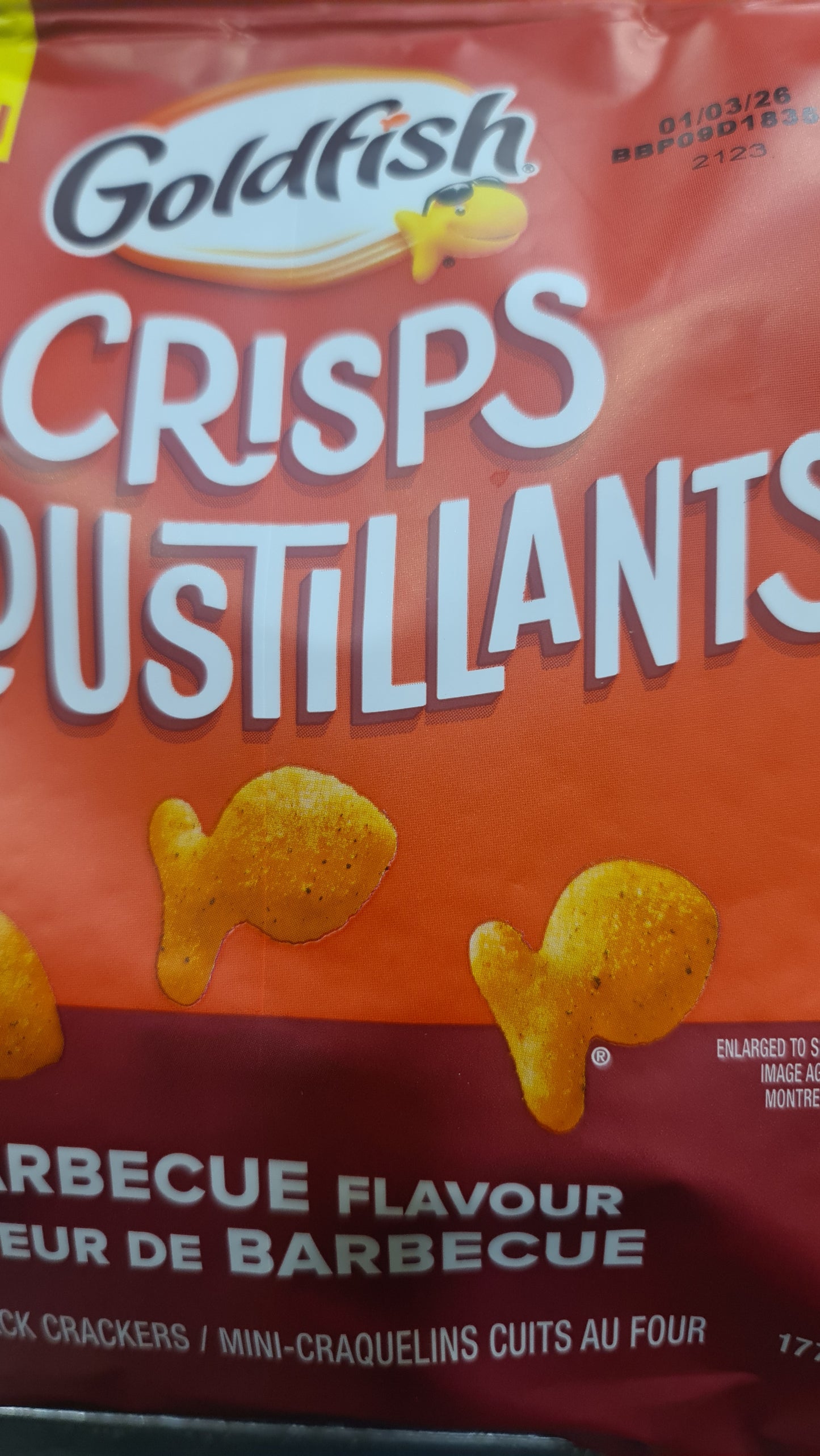 Goldfish crisps bbq 177g