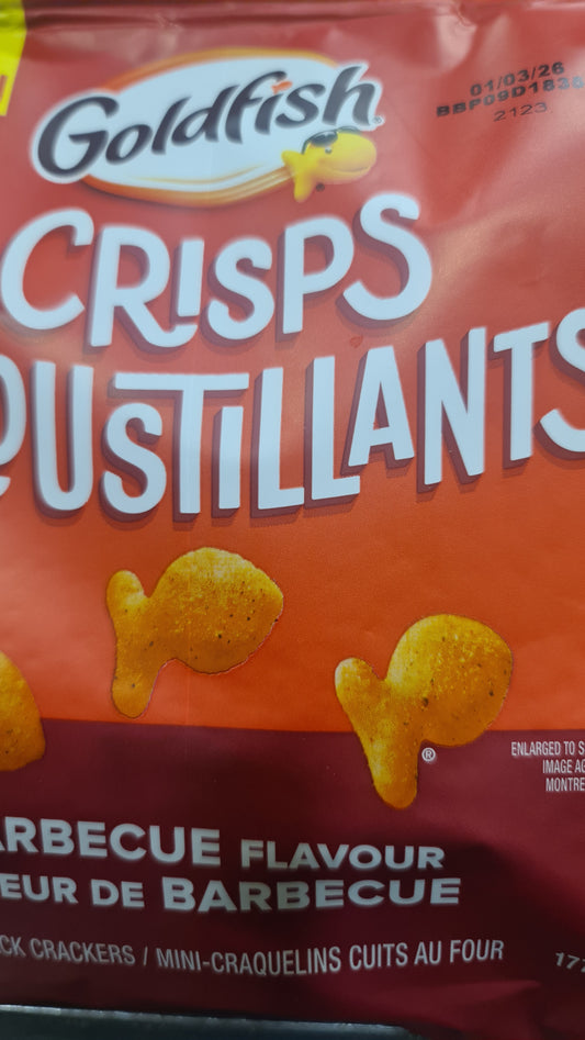 Goldfish crisps bbq 177g