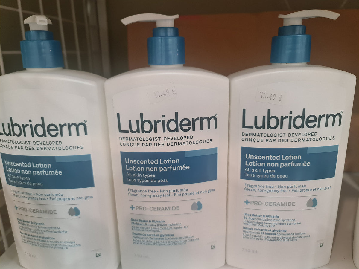 Lubriderm unscented lotion pro ceramide 710ml