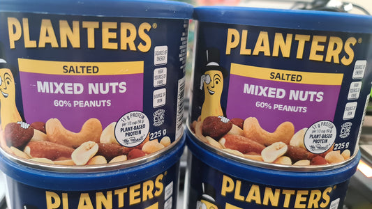 Planters mixed 40% peanuts 225g