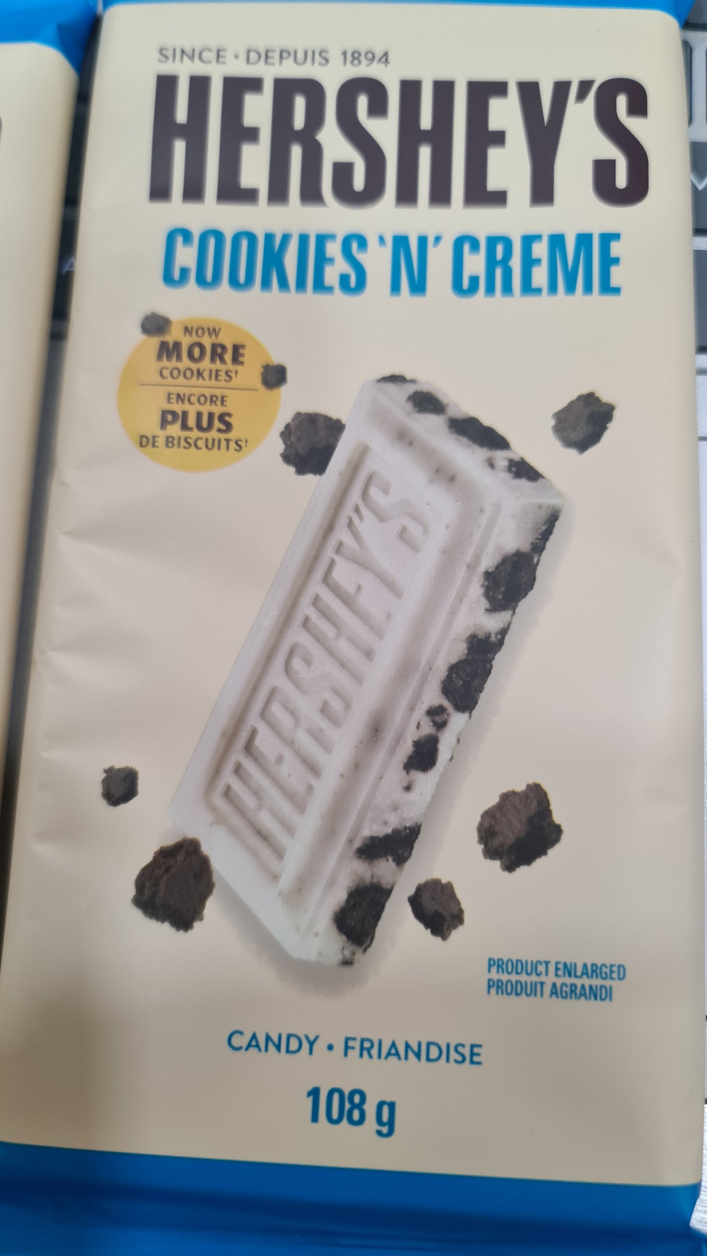 Hershey's cookie creme 108g